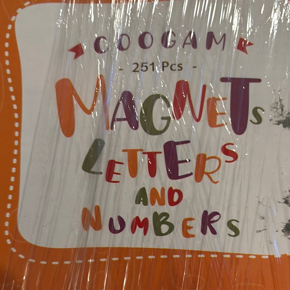 Magnetic Letters and Numbers Set - Multicolor